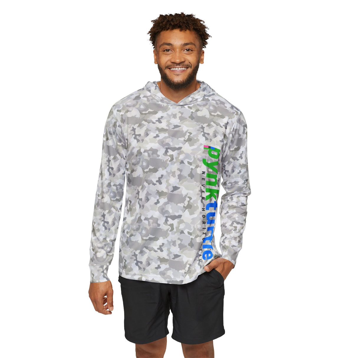 USA Stealth Camo Hoodie (Never Horizontal) - Men's Hype Warmup Hoodie